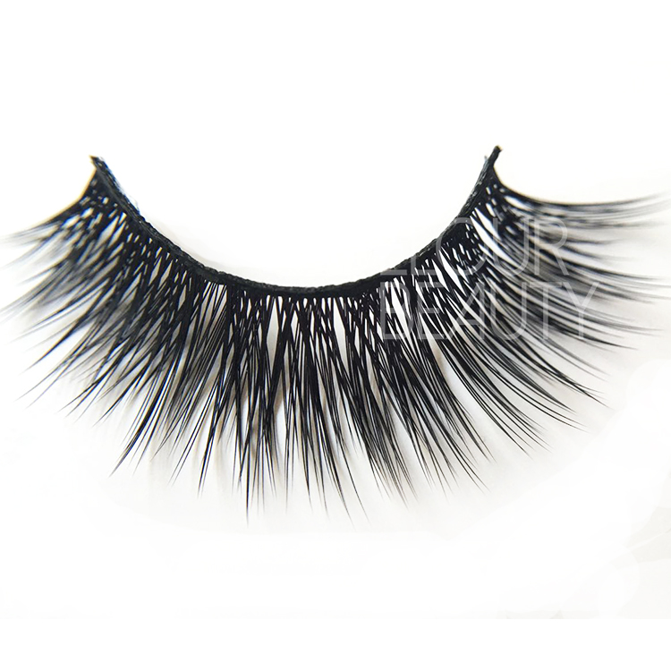 Factory price large stock velvet long 3D silk lash extensions ES9